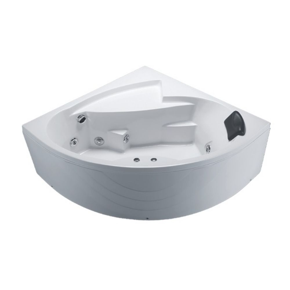 Bồn tắm chân yếm đặt góc 1m4 massage Caesar MT5140