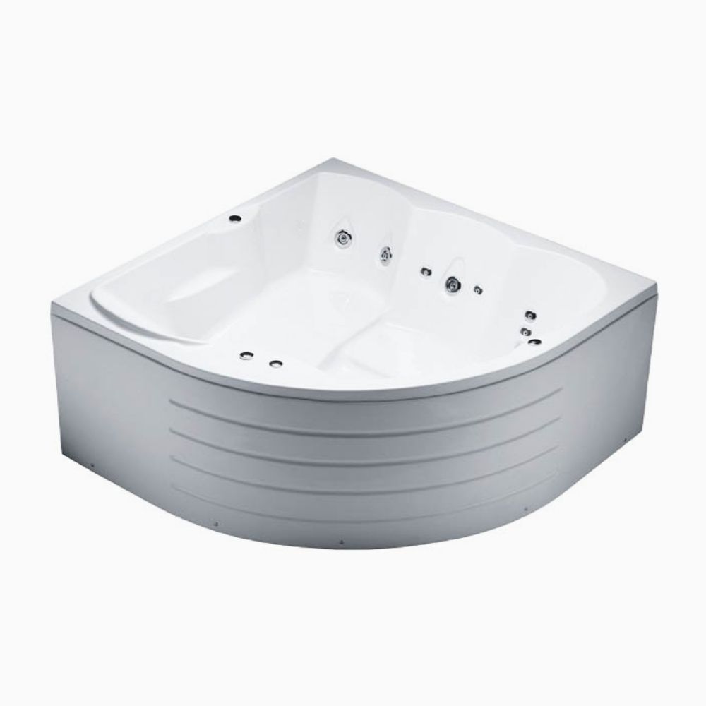 Bồn tắm chân yếm đặt góc 1m6 Caesar MT5165