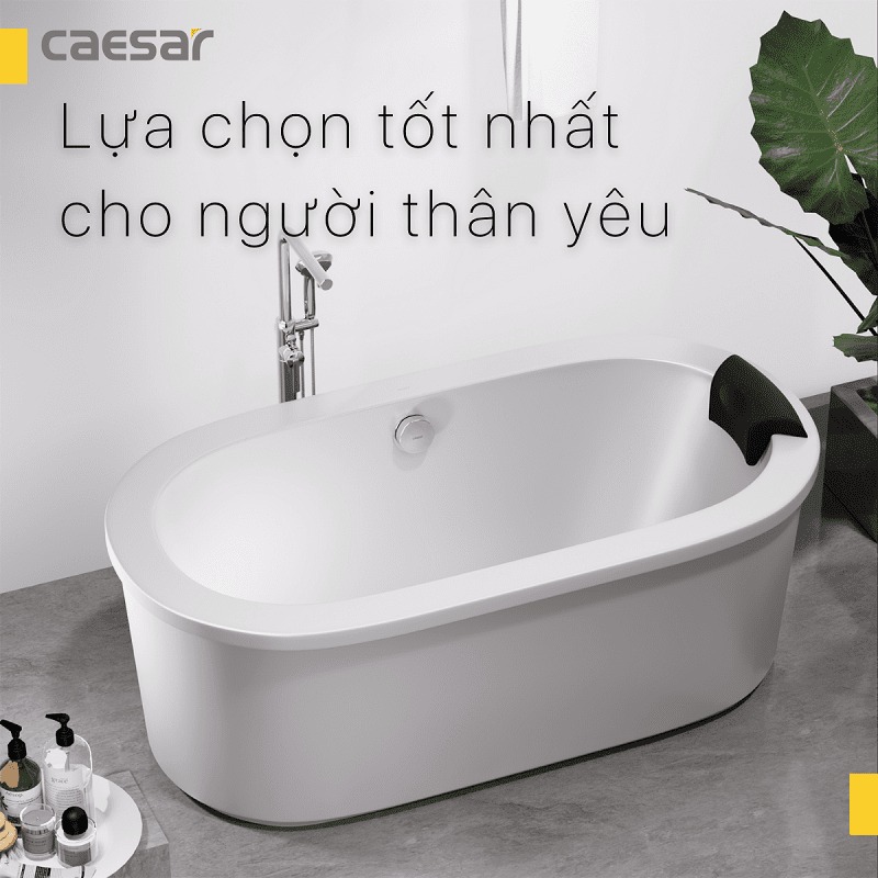 Bồn tắm đặt sàn 1m7 Caesar AT6170