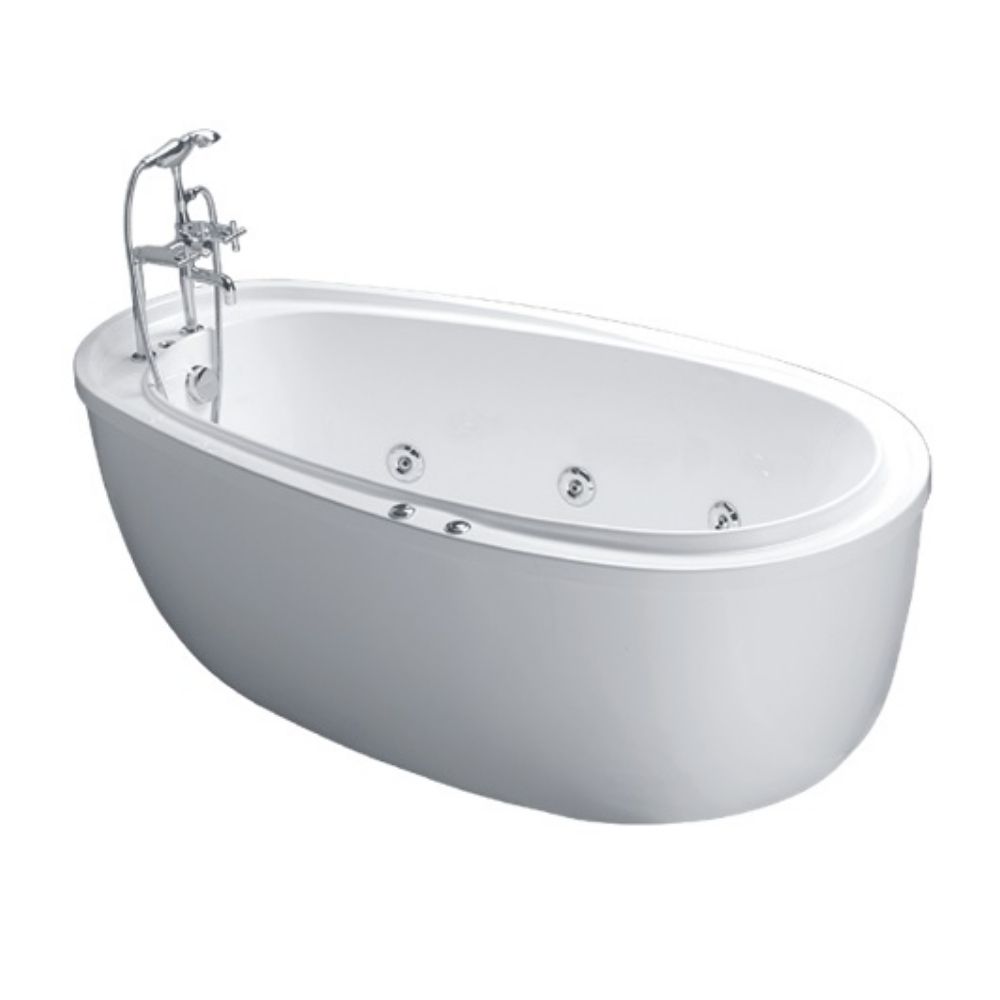 Bồn tắm đặt sàn 1m8 massage Caesar MT6480