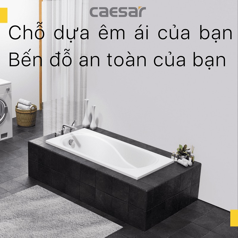 Bồn tắm xây 1m7 Caesar AT0170