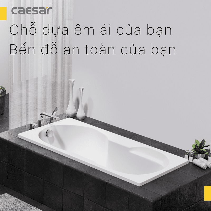 Bồn tắm xây 1m7 Caesar AT0370