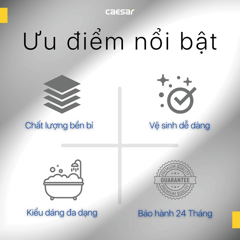 Bồn tắm xây 1m7 Caesar AT0670