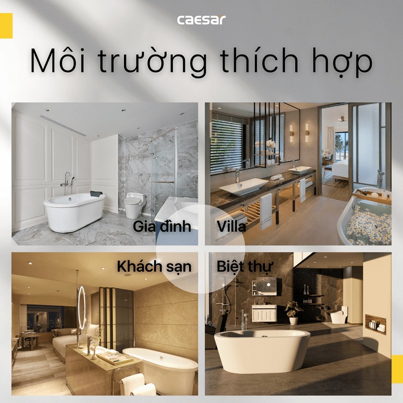 Bồn tắm xây 1m7 Caesar AT0670