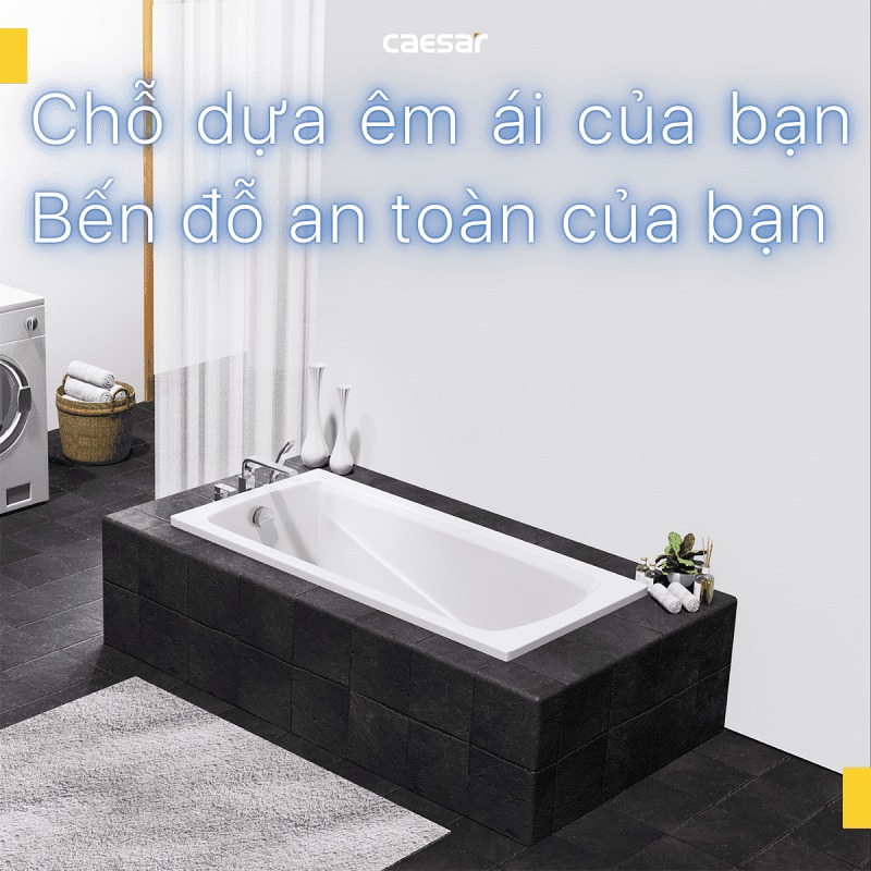 Bồn tắm xây 1m7 Caesar AT0670