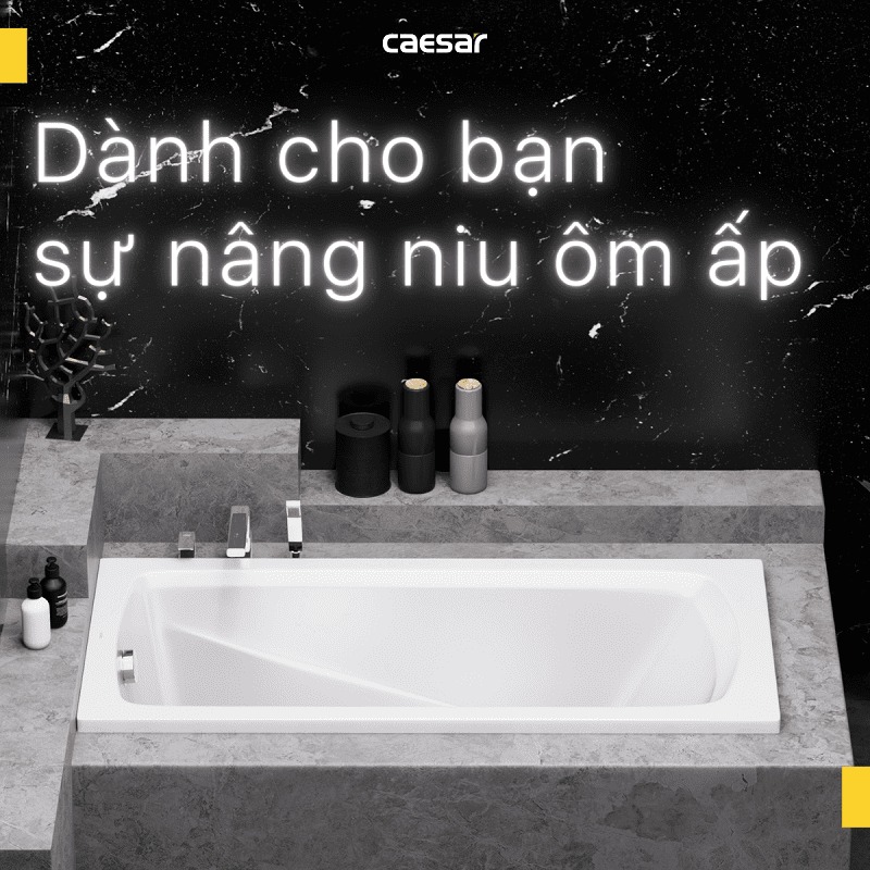 Bồn tắm xây 1m7 Caesar AT0670