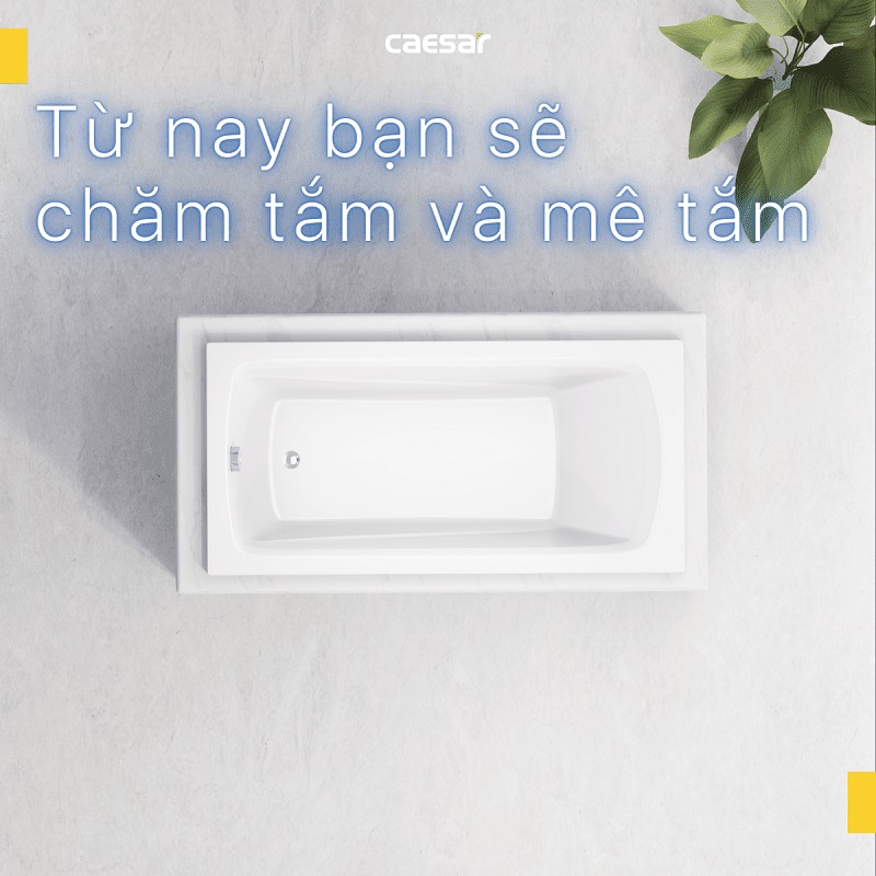 Bồn tắm xây 1m7 Caesar AT0670