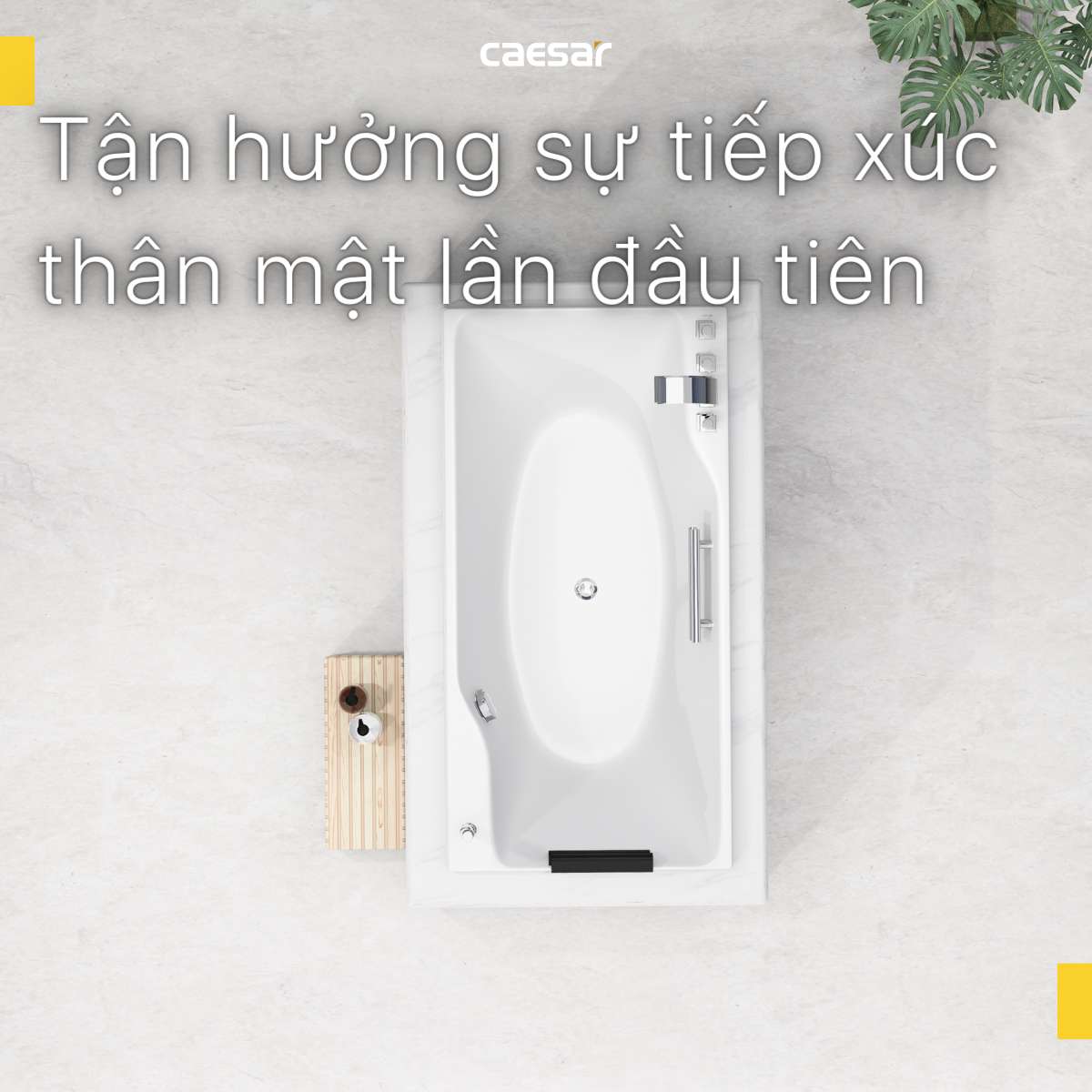 Bồn tắm xây 1m7 Caesar AT0870