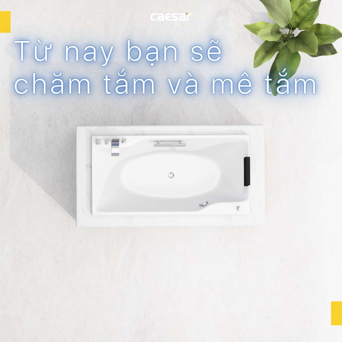 Bồn tắm xây 1m7 Caesar AT0870