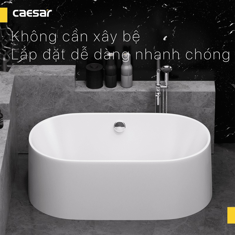 Bồn tắm lập thể 1m55 Caesar AT6350