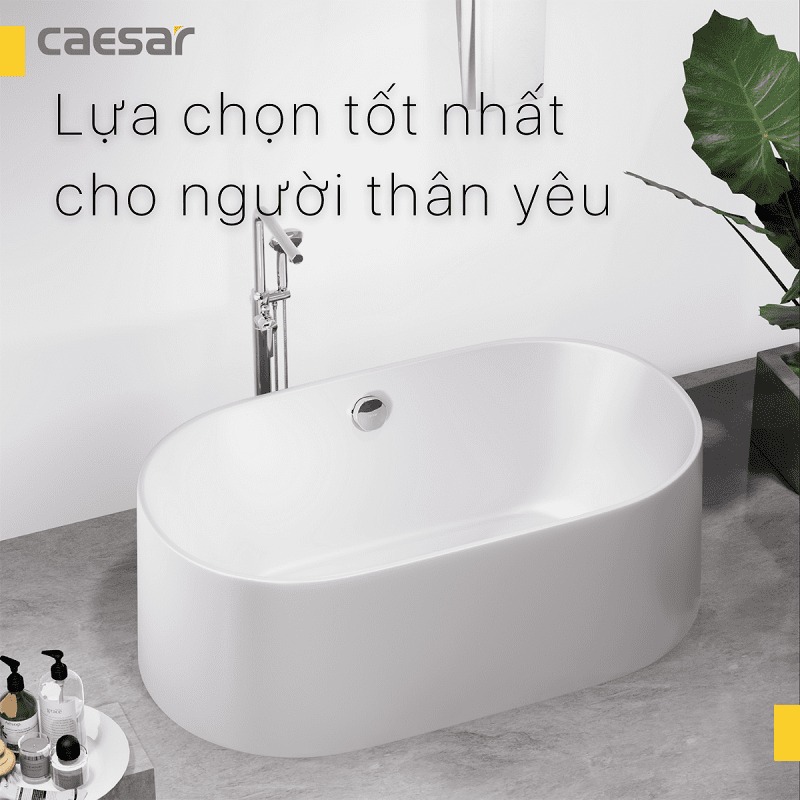 Bồn tắm lập thể 1m55 Caesar AT6350