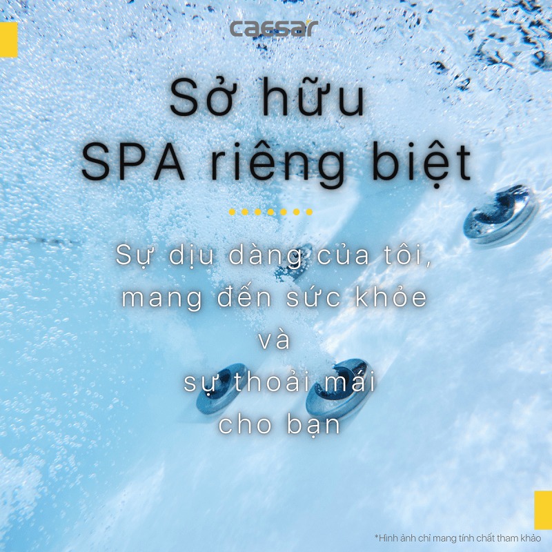 Bồn tắm xây 1m6 massage Caesar MT0460