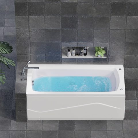 Bồn tắm massage chân yếm 1m4 Caesar MT0640L(R) (bỏ mẫu)