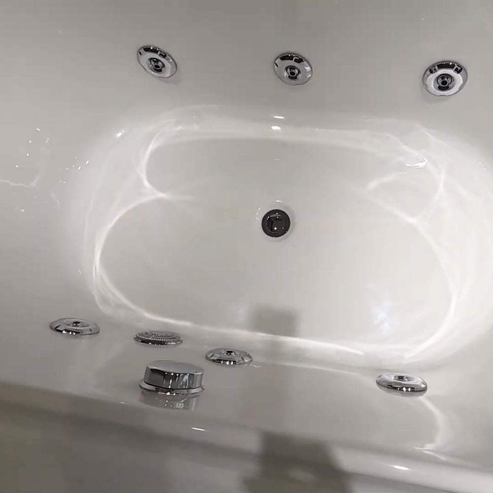Bồn tắm xây 2m massage hơi Caesar MT212S