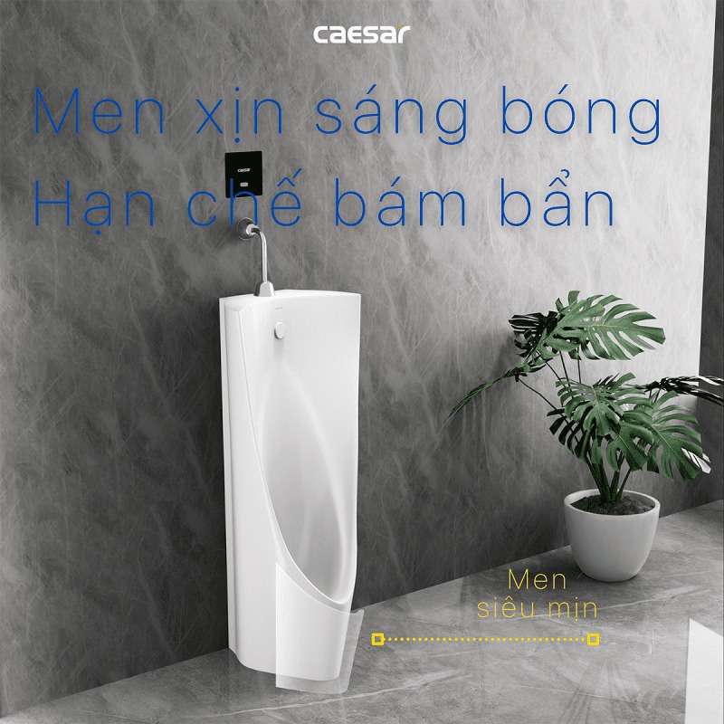 Bồn tiểu đứng thoát xuống sàn Caesar U0239
