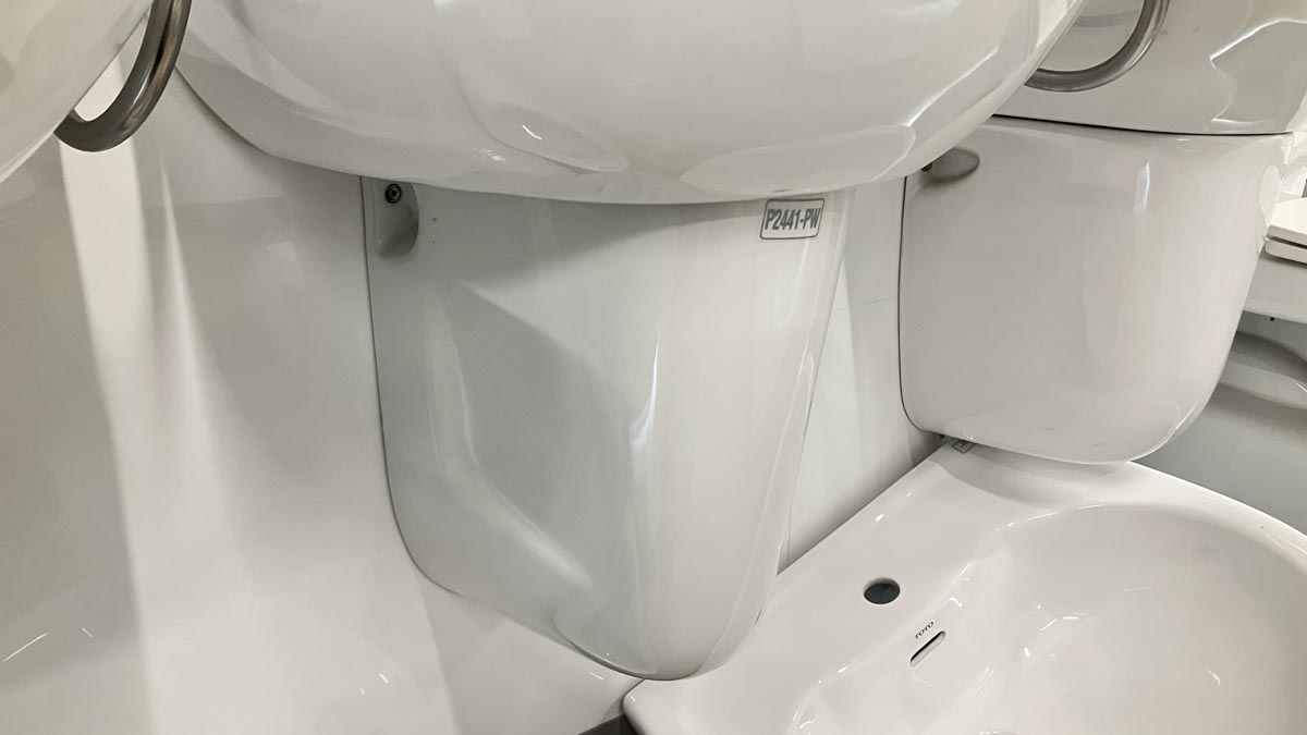 Chân chậu lavabo lửng Caesar P2441