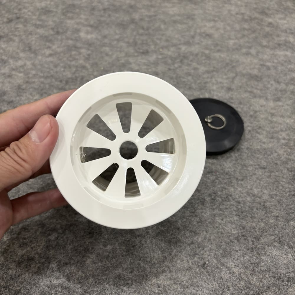 Chậu giặt xả xuống sàn Caesar SS558AS (bộ xả BF559S)