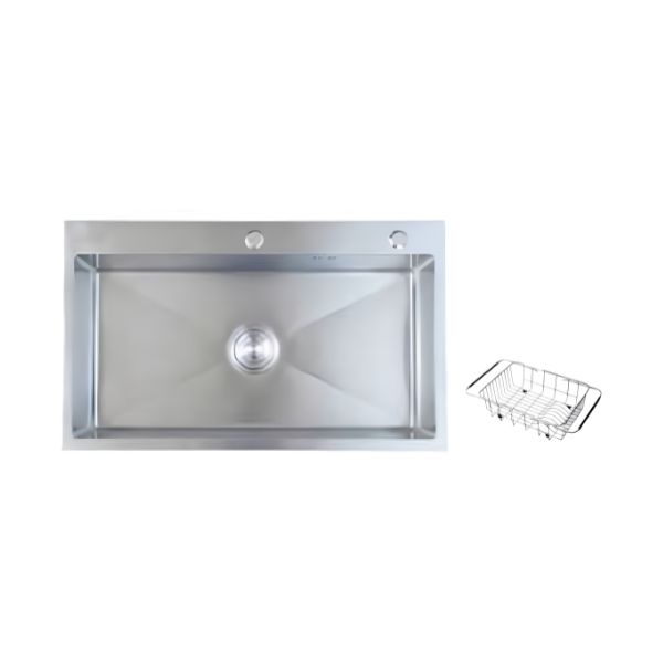 Chậu rửa chén Caesar KSH01H082SX 1 hộc