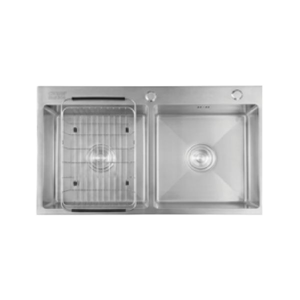 Chậu rửa chén Caesar KSH02H082SX 2 hộc