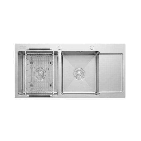 Chậu rửa chén Caesar KSH22H100SX 2 hộc