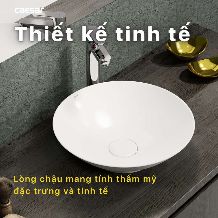 Chậu lavabo đặt bàn Caesar L5221