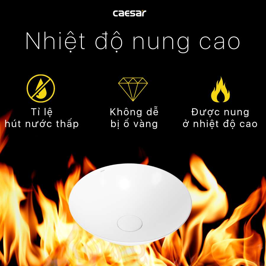 Chậu lavabo đặt bàn Caesar L5221