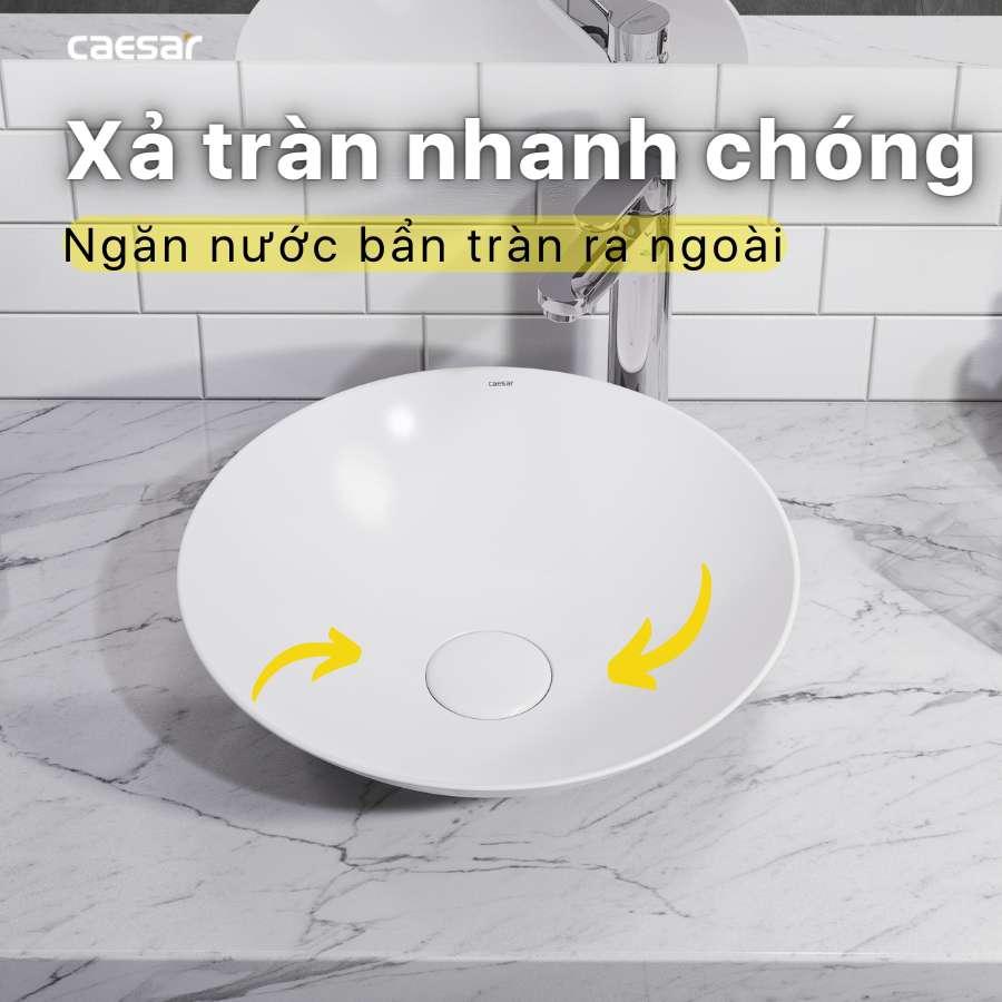 Chậu lavabo đặt bàn Caesar L5221
