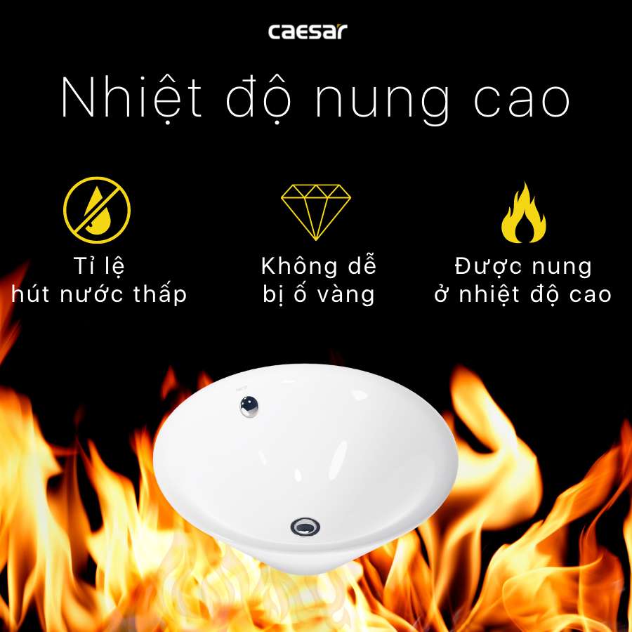 Chậu lavabo đặt bàn Caesar L5222