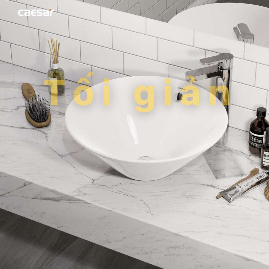 Chậu lavabo đặt bàn Caesar L5222