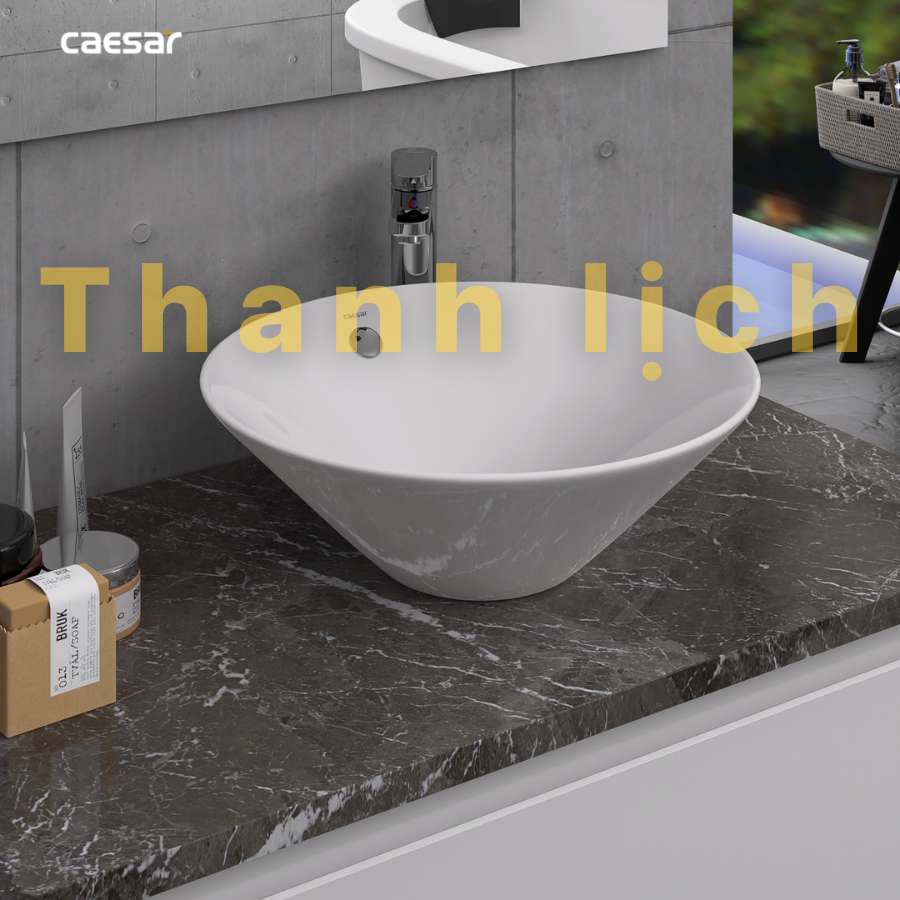 Chậu lavabo đặt bàn Caesar L5222