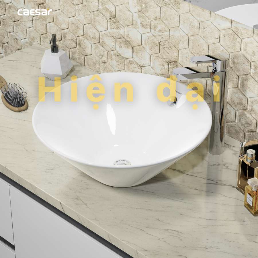 Chậu lavabo đặt bàn Caesar L5222