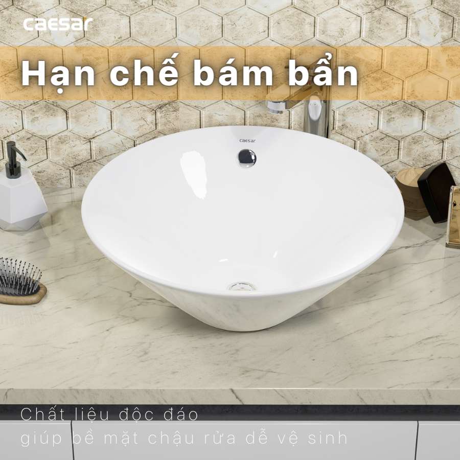 Chậu lavabo đặt bàn Caesar L5222