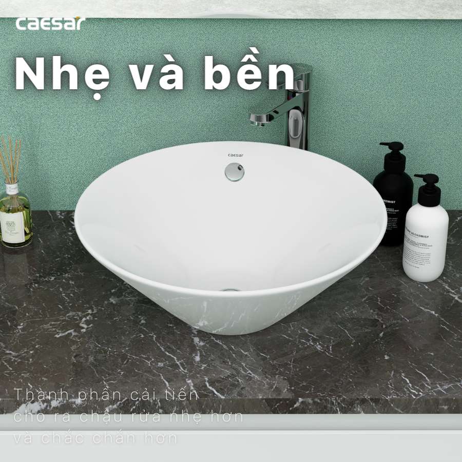 Chậu lavabo đặt bàn Caesar L5222