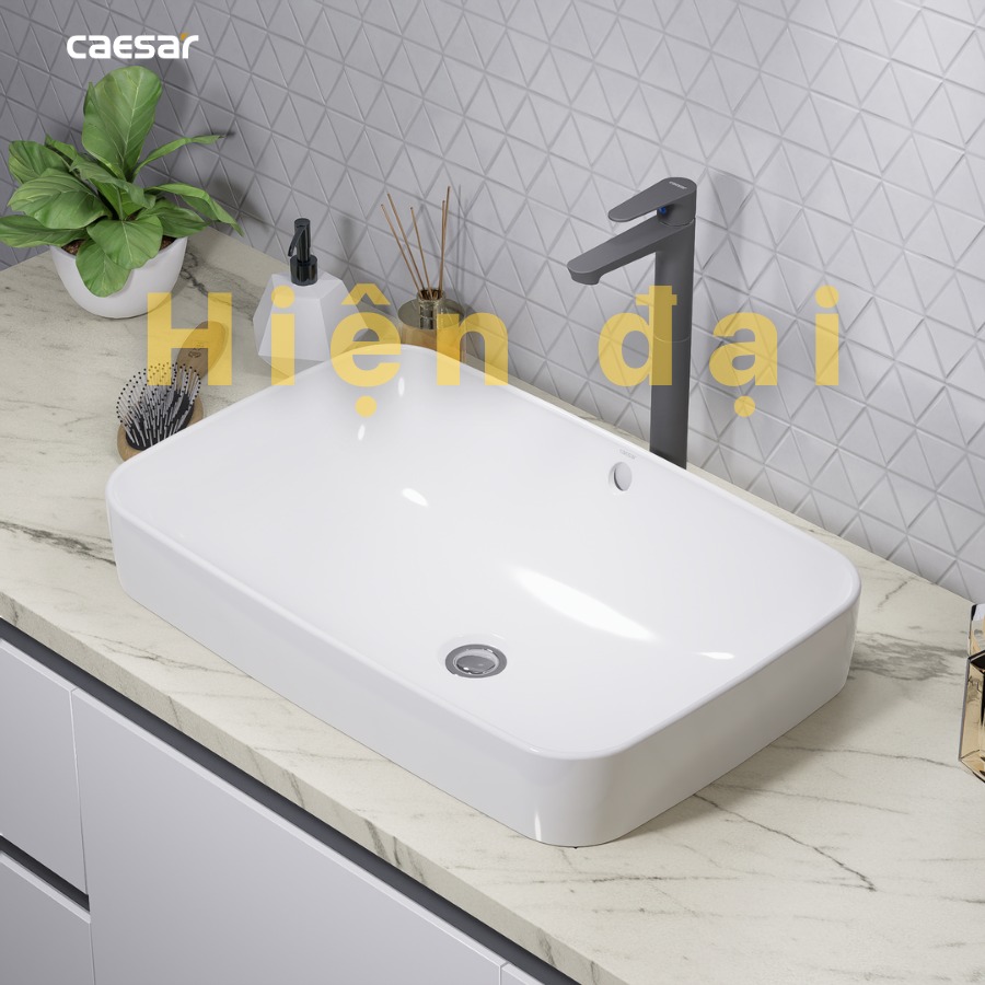 Chậu rửa lavabo đặt bàn Caesar L5262