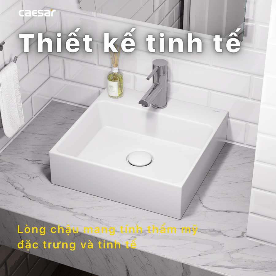 Chậu lavabo đặt bàn Caesar LF5257