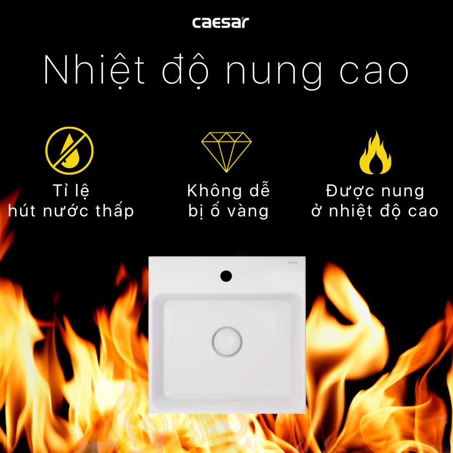 Chậu lavabo đặt bàn Caesar LF5257