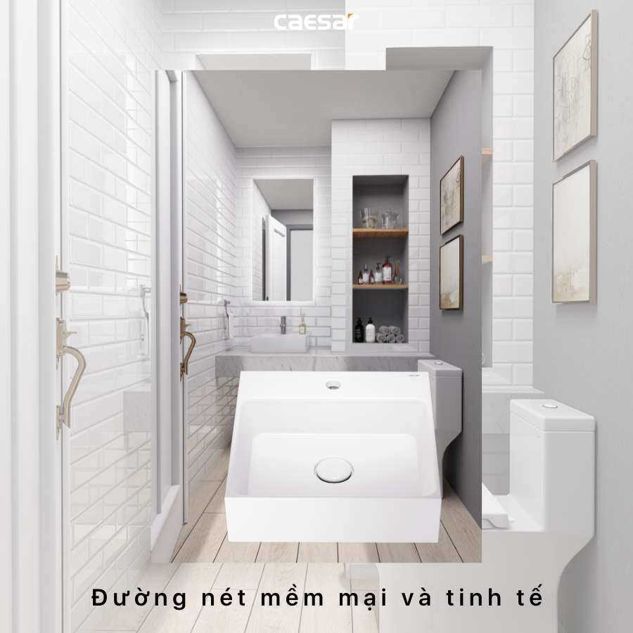 Chậu lavabo đặt bàn Caesar LF5257
