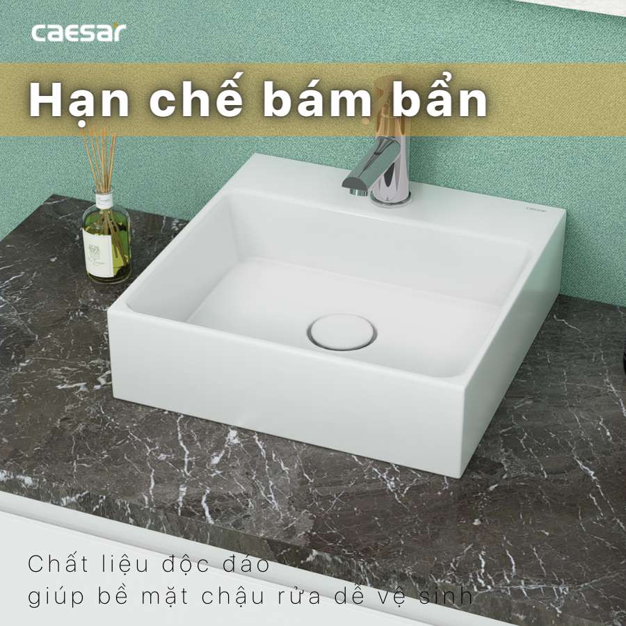 Chậu lavabo đặt bàn Caesar LF5257