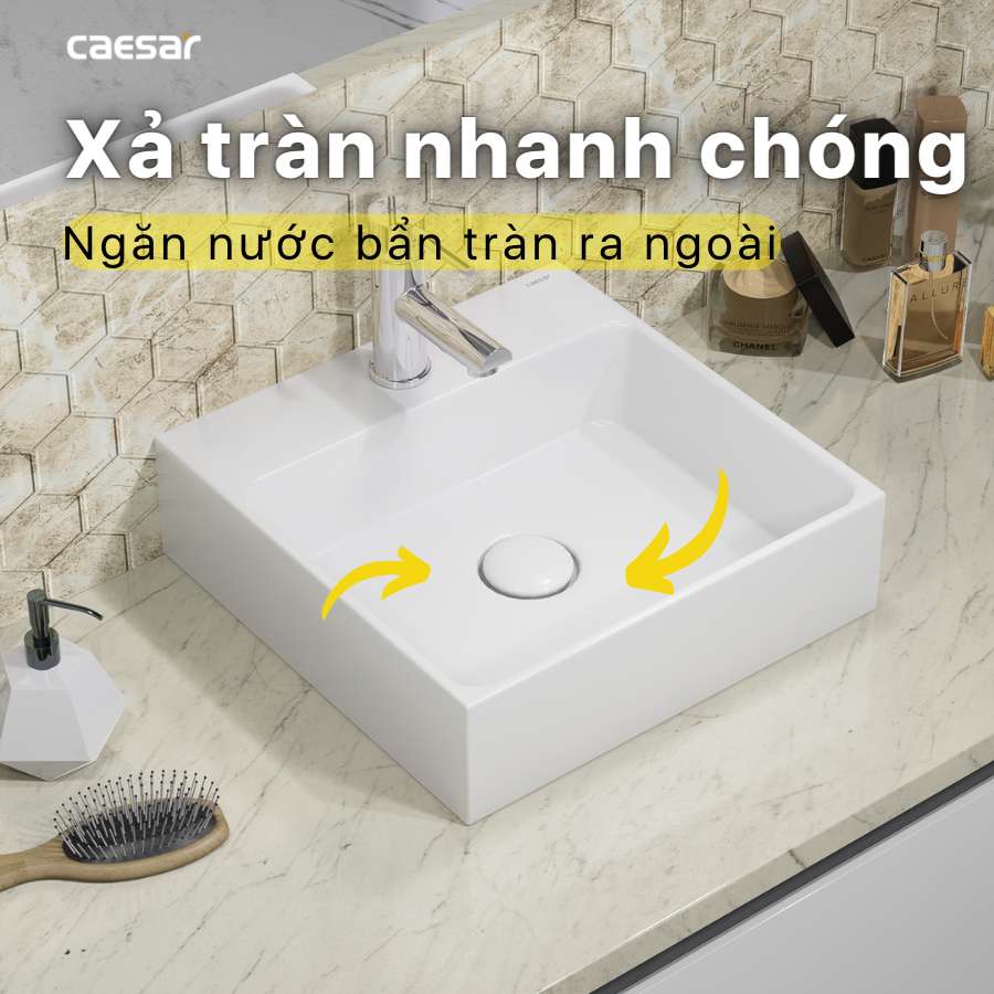 Chậu lavabo đặt bàn Caesar LF5257