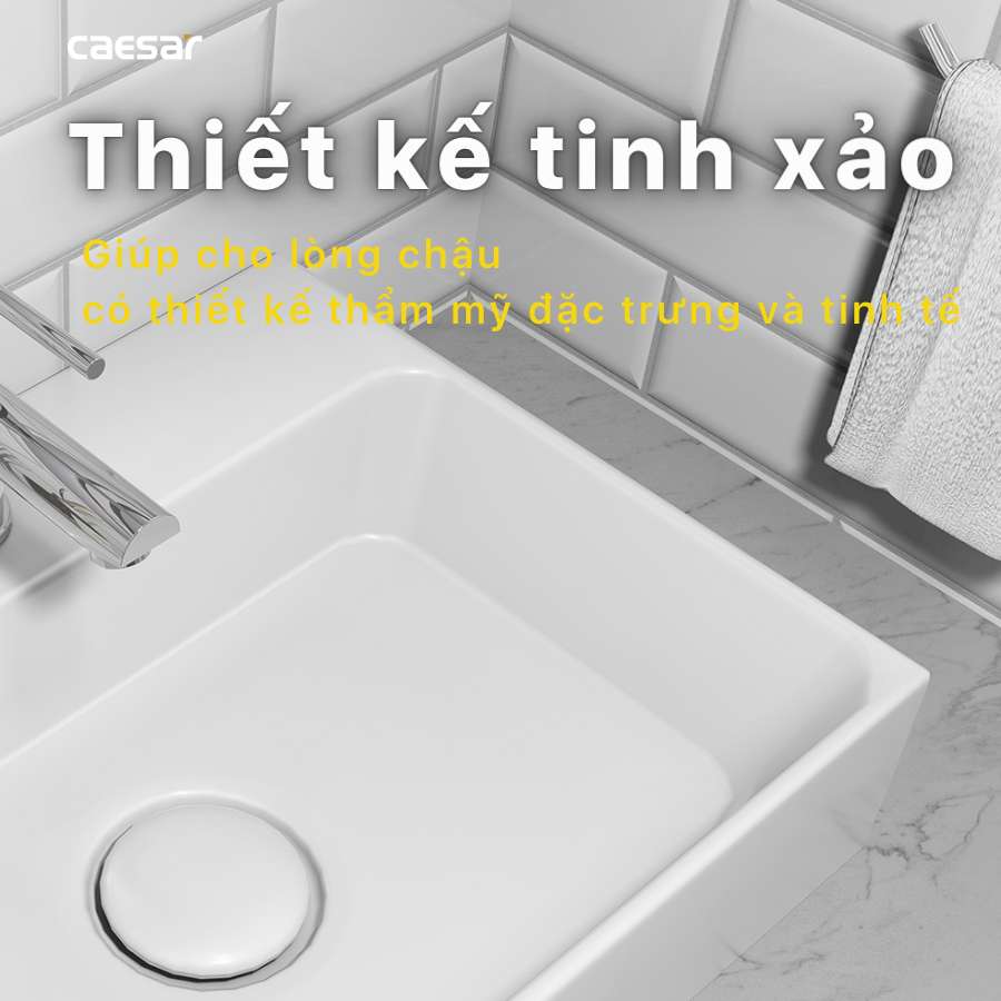 Chậu lavabo đặt bàn Caesar LF5259