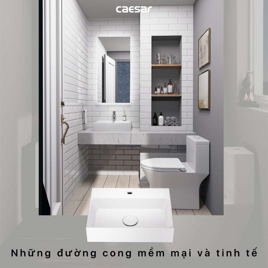 Chậu lavabo đặt bàn Caesar LF5259