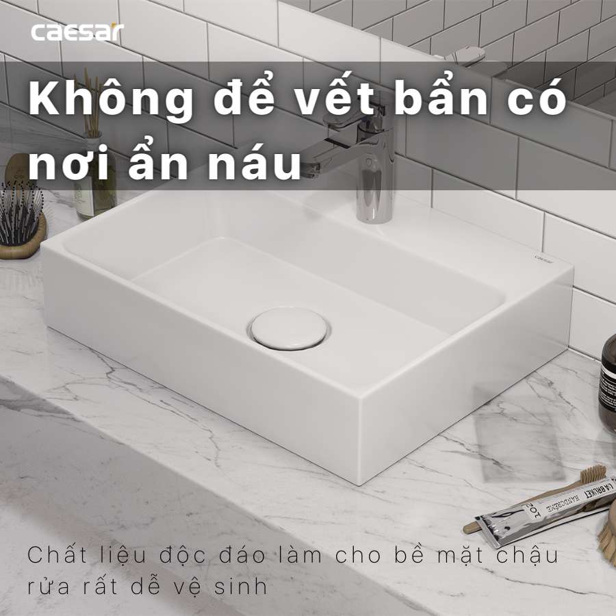 Chậu lavabo đặt bàn Caesar LF5259
