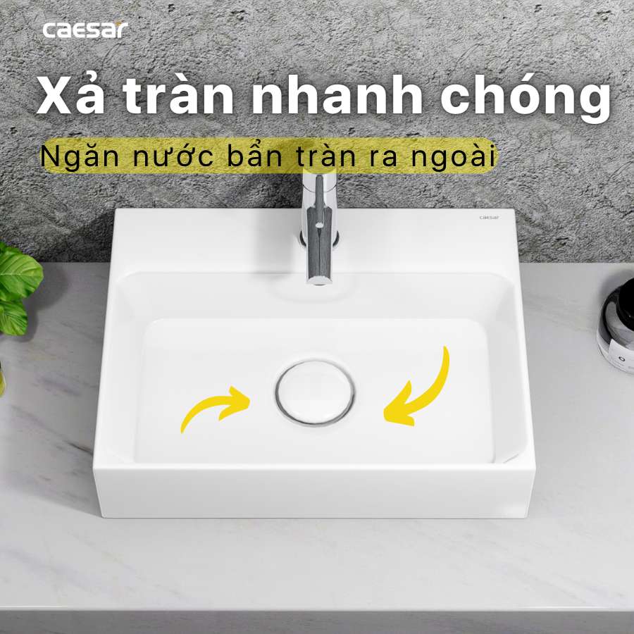 Chậu lavabo đặt bàn Caesar LF5259