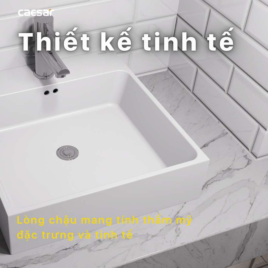 Chậu lavabo đặt bàn Caesar LF5261