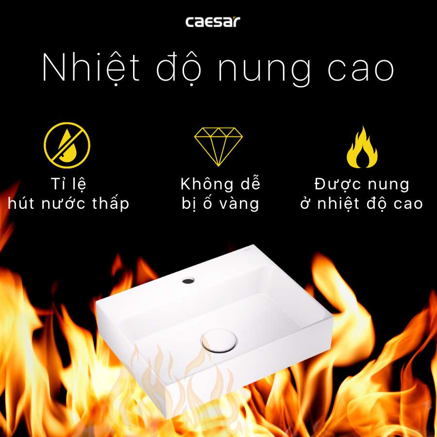 Chậu lavabo đặt bàn Caesar LF5261