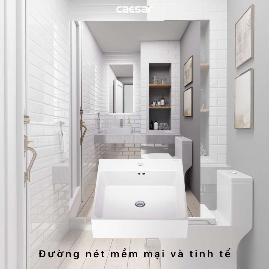 Chậu lavabo đặt bàn Caesar LF5261