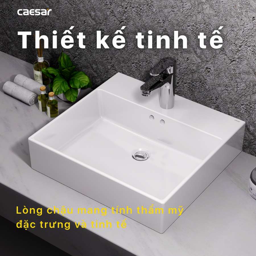 Chậu lavabo đặt bàn Caesar LF5263