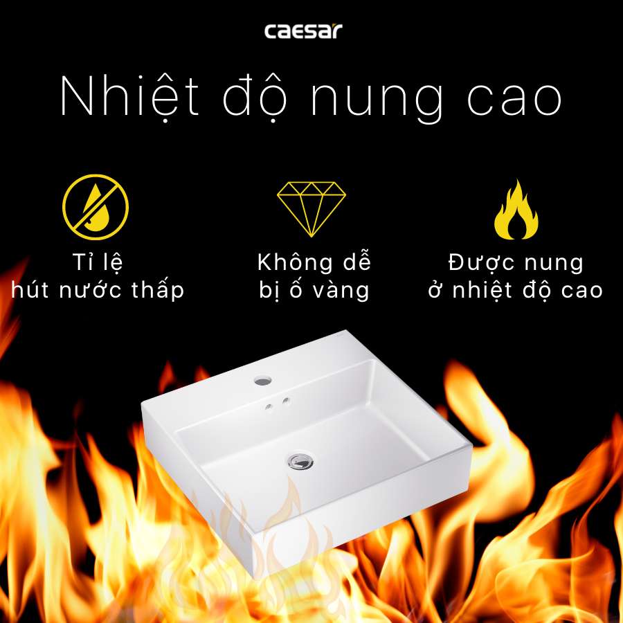 Chậu lavabo đặt bàn Caesar LF5263