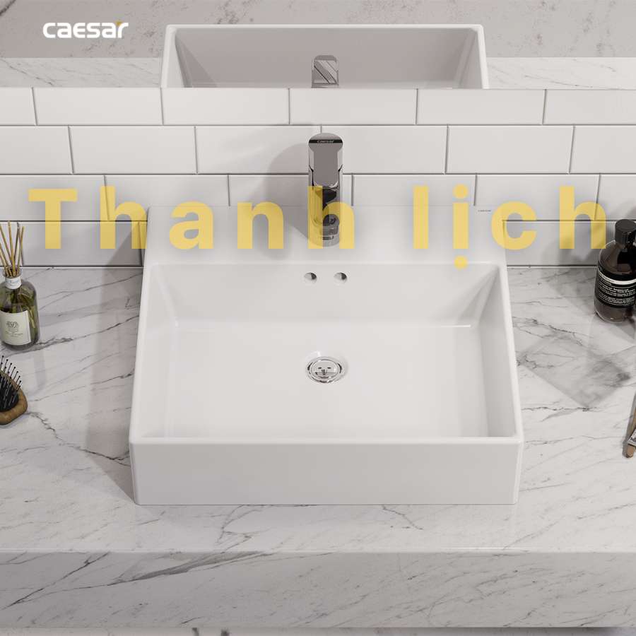 Chậu lavabo đặt bàn Caesar LF5263