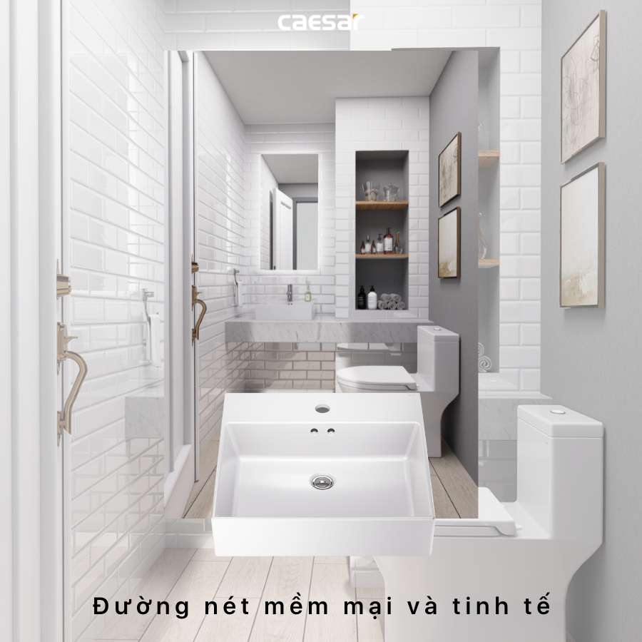 Chậu lavabo đặt bàn Caesar LF5263